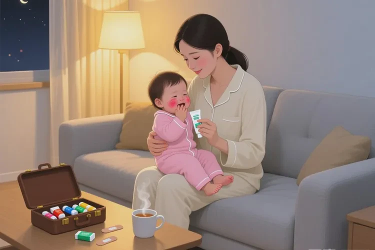 少儿脸上经常起湿疹可以治愈吗(图1)