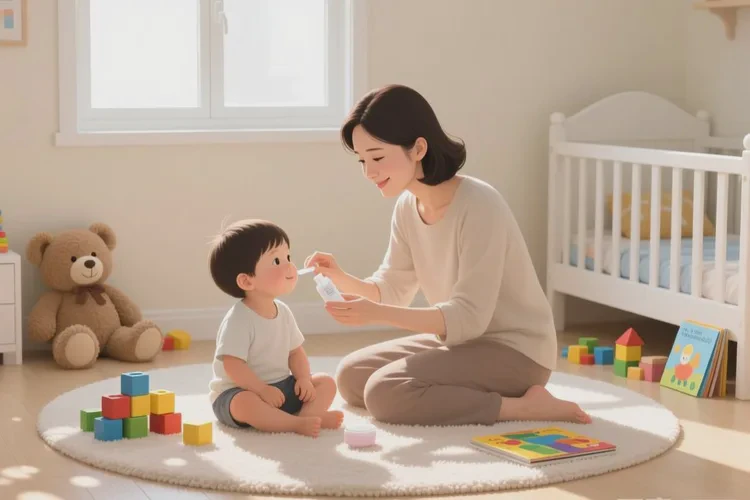 少儿脸上偶尔起湿疹可以治愈吗(图1)