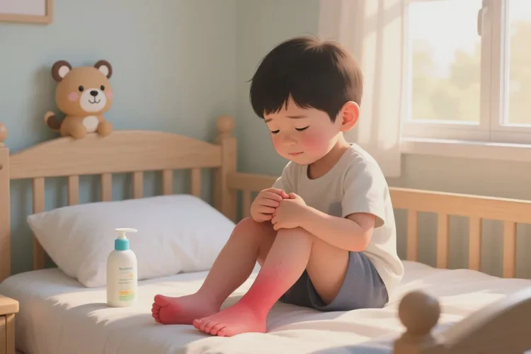 少儿小腿经常长湿疹可以治愈吗(图1)