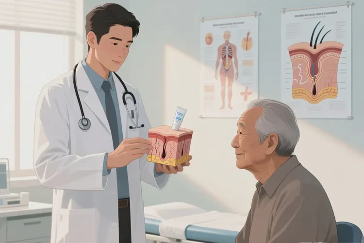 老年人面部出湿疹可以治愈吗(图2)