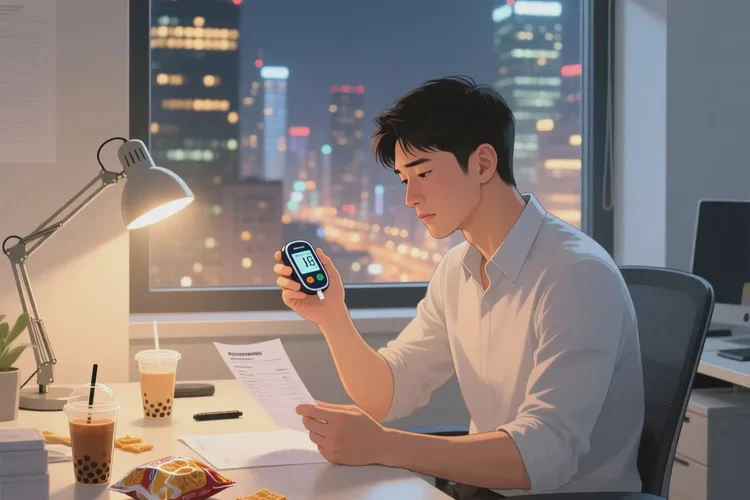 28岁早餐血糖5.8是怎么回事(图1)