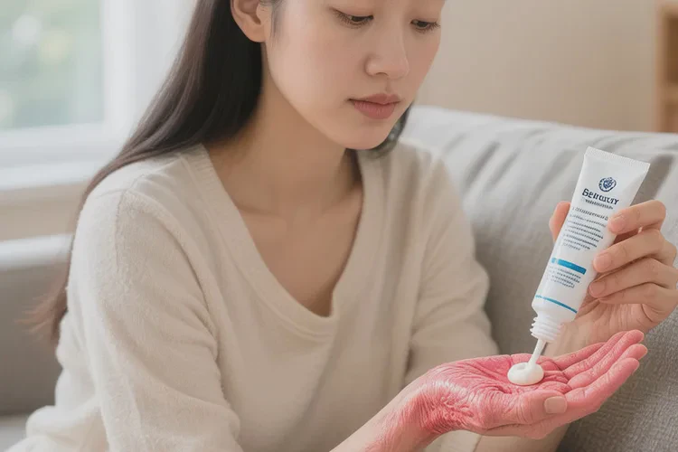 哺乳期妈妈手上容易起湿疹能治愈吗(图1)