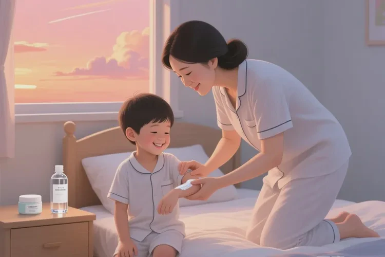 少儿手臂上偶尔长湿疹可以治愈吗(图1)