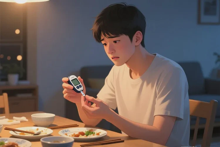 28岁晚餐血糖7.5是怎么回事(图1)