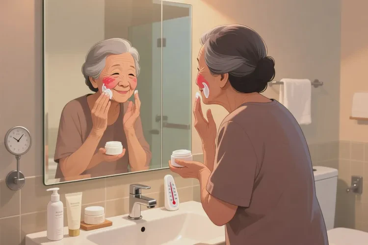 老人面部经常长湿疹可以治愈吗(图2)