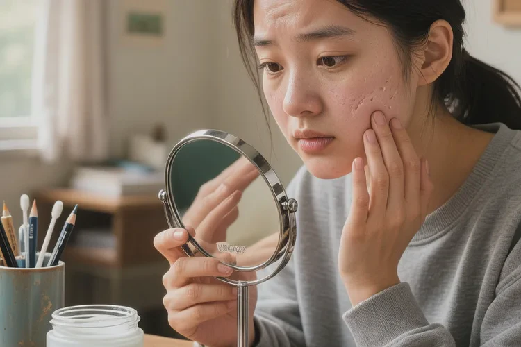 大学生脸上长湿疹能治愈吗(图1)