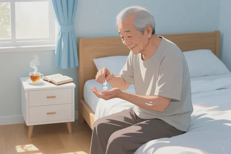 老人大腿容易长湿疹可以治愈吗(图1)