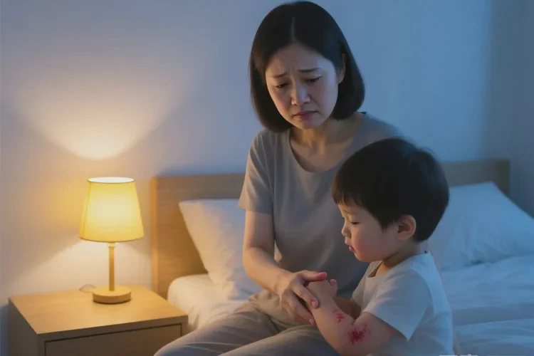 儿童手臂上经常起湿疹可以治愈吗(图1)