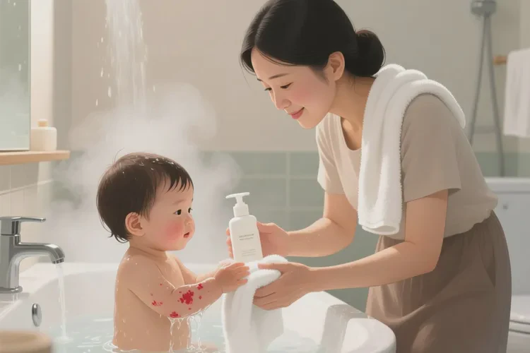 儿童手臂上出湿疹可以治愈吗(图1)