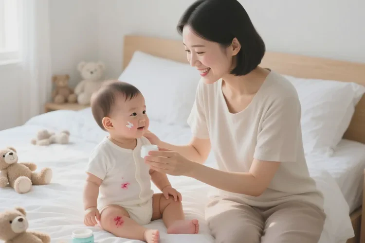 少儿肚子上出湿疹可以治愈吗(图1)