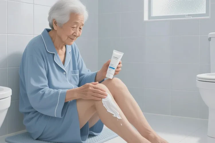 老年人大腿上容易长湿疹可以治愈吗(图1)