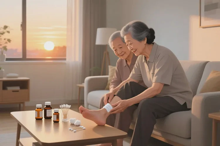 老人脚上偶尔长湿疹可以治愈吗(图4)