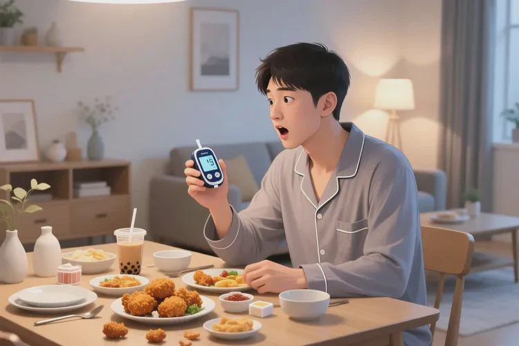 28岁晚餐血糖16.7是怎么回事(图1)