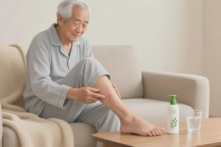 老人小腿上出湿疹可以治愈吗(图1)