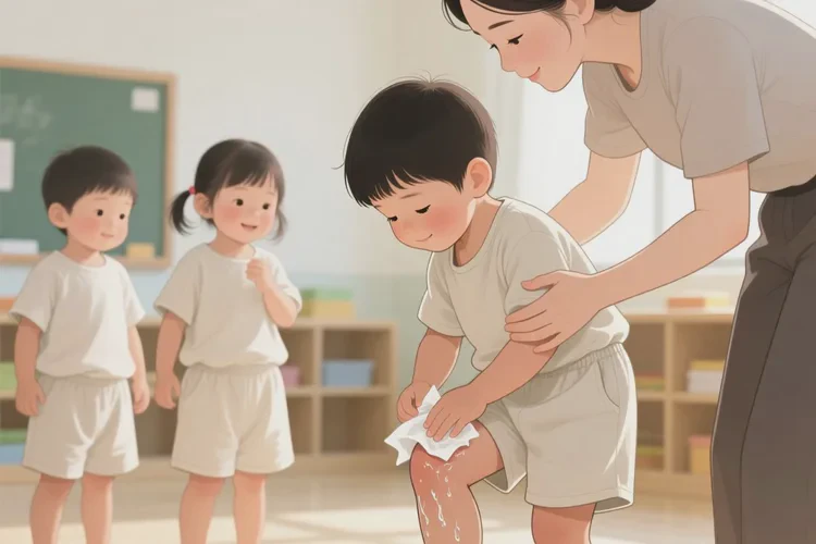 少儿大腿偶尔长湿疹可以治愈吗(图4)