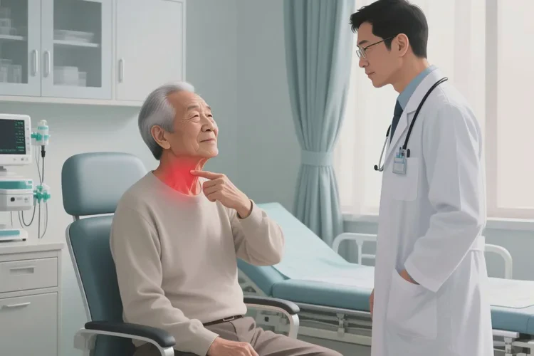 老人脖子上容易长湿疹可以治愈吗(图1)