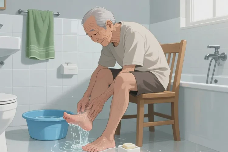 老年人脚上出湿疹可以治愈吗(图1)