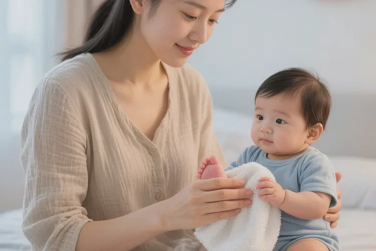 幼儿脚上偶尔起湿疹能治愈吗(图1)