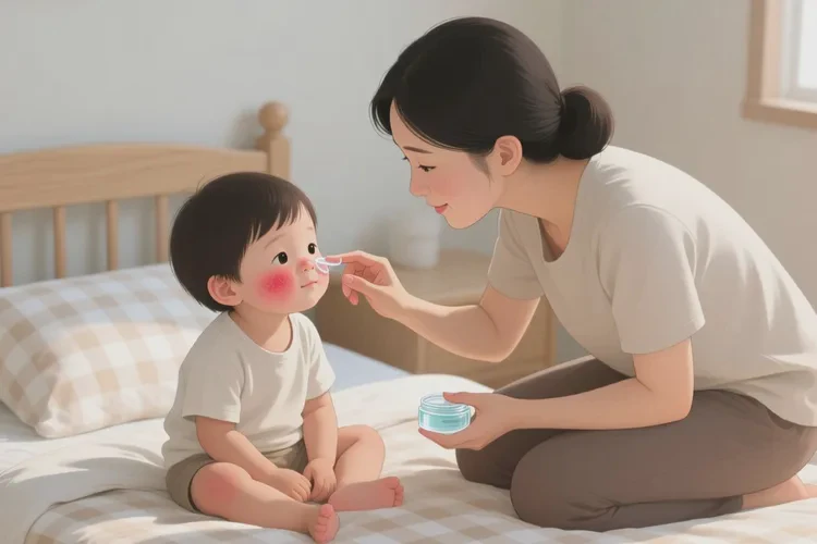 儿童面部容易长湿疹可以治愈吗(图2)