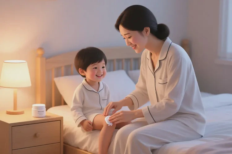 少儿大腿上长湿疹可以治愈吗(图1)