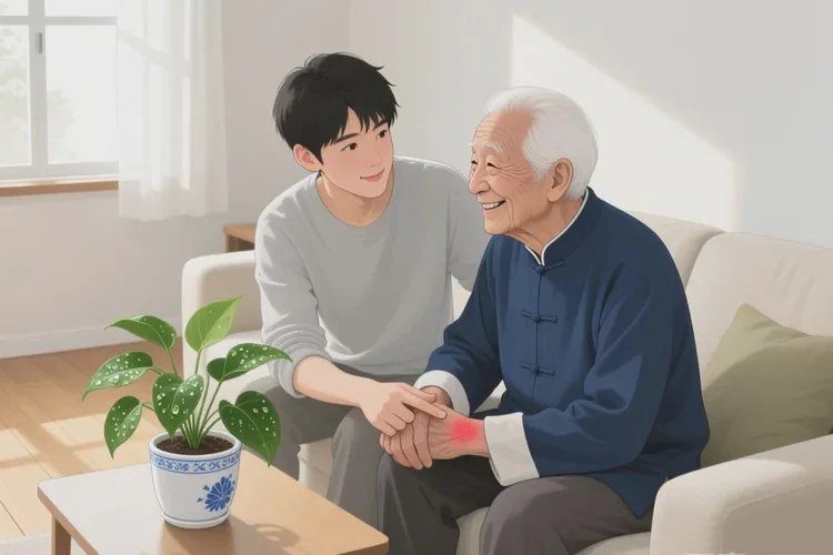 老人手上偶尔长湿疹可以治愈吗(图4)