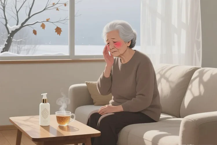 老年人脸上起湿疹可以治愈吗(图1)