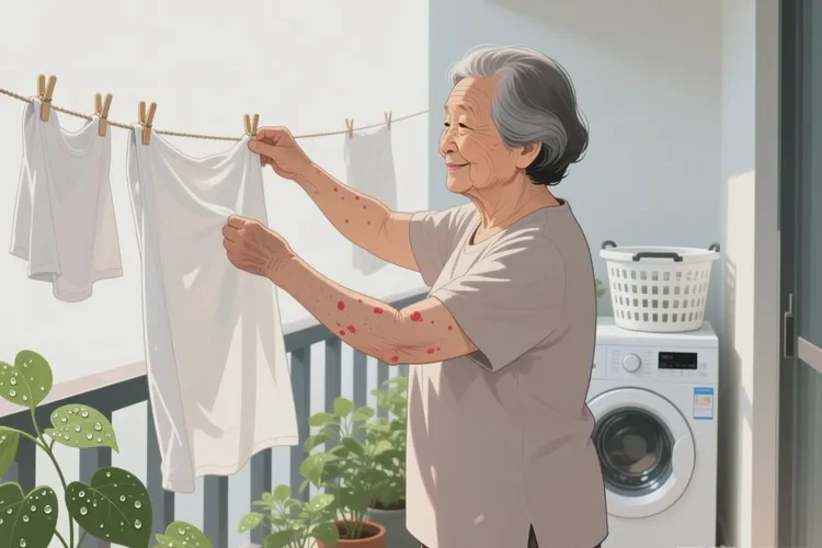 老年人手臂偶尔长湿疹可以治愈吗(图4)