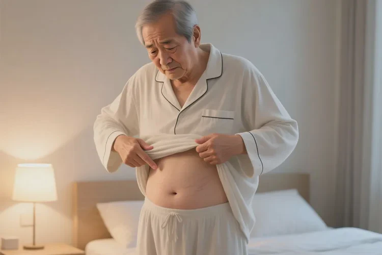 老人肚子容易起湿疹可以治愈吗(图1)