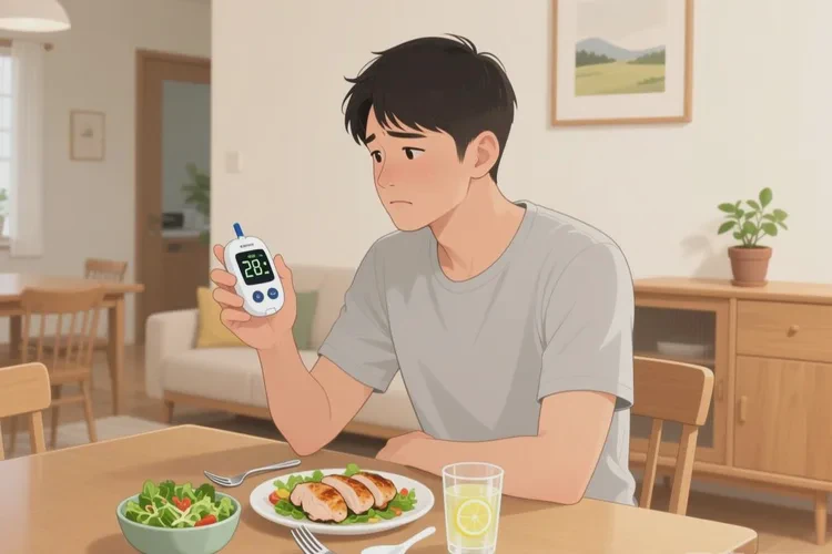 28岁晚餐血糖4.1是怎么回事(图1)