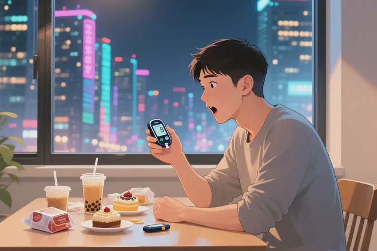 28岁晚餐血糖18.8是怎么回事(图1)