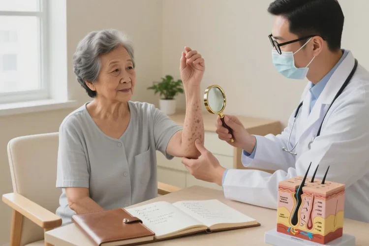 老年人手臂经常长湿疹可以治愈吗(图3)