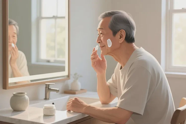 老人脸上经常起湿疹可以治愈吗(图2)