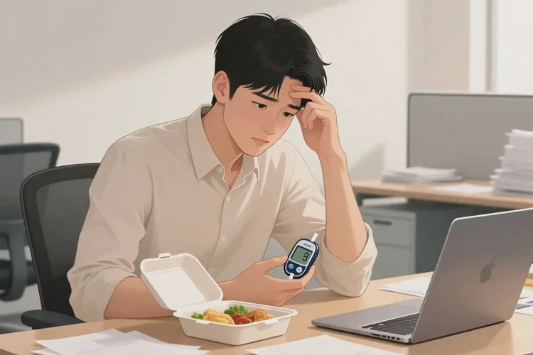 28岁晚餐血糖19.6是怎么回事(图1)