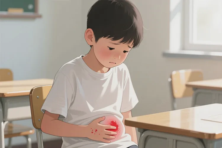 小学生肚子上出现湿疹能治愈吗(图2)