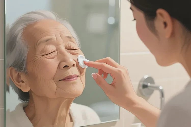 老人面部有湿疹可以治愈吗(图1)