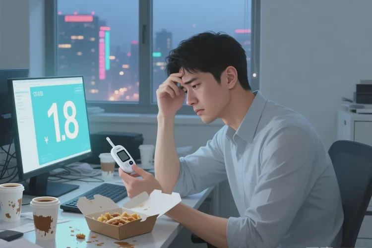 28岁早餐血糖17.4是怎么回事(图1)