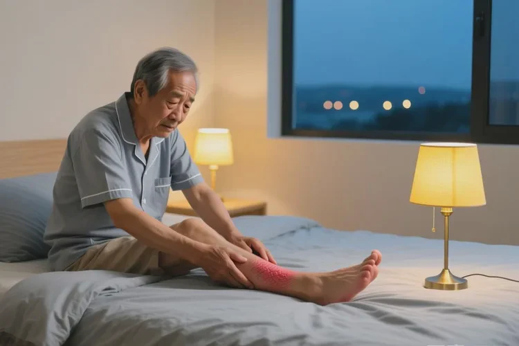 老人小腿容易起湿疹可以治愈吗(图1)