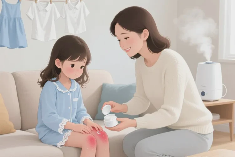 少儿肚子上偶尔起湿疹可以治愈吗(图2)