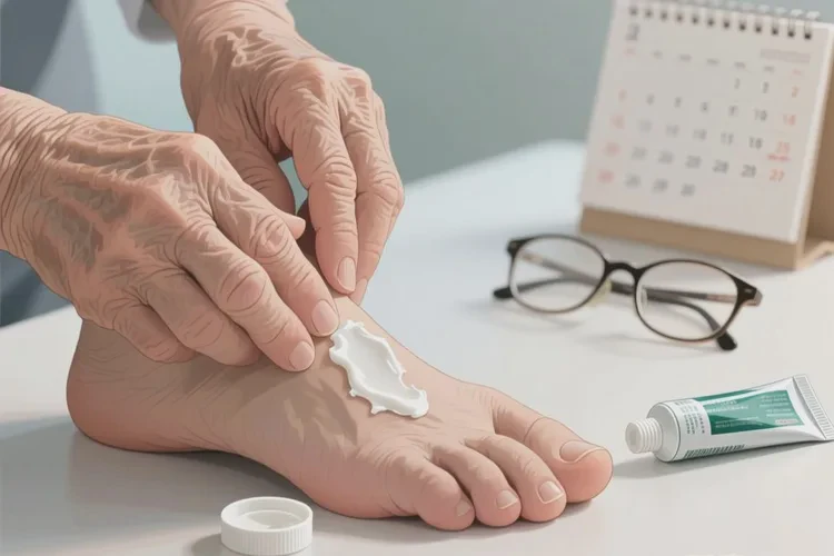 老人脚上经常长湿疹可以治愈吗(图2)