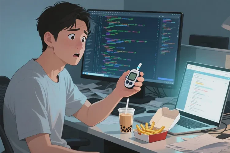 28岁晚餐血糖20点5是怎么回事(图1)