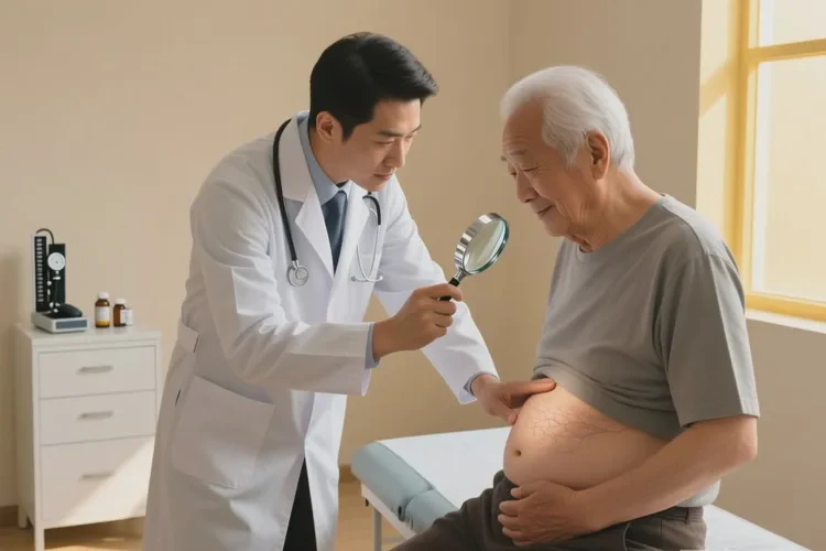 老年人肚子上有湿疹可以治愈吗(图2)