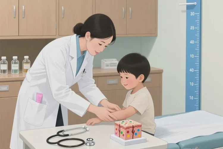 少儿身上容易起湿疹可以治愈吗(图2)