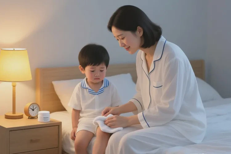 少儿大腿上出现湿疹可以治愈吗(图1)