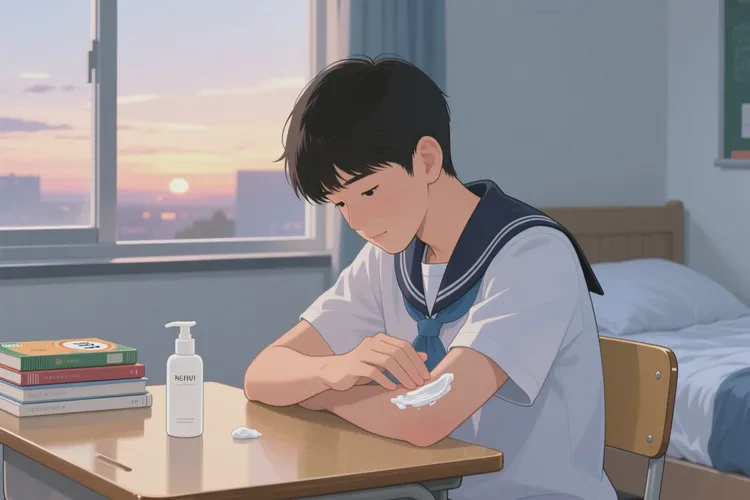 中学生四肢起湿疹能治愈吗(图1)