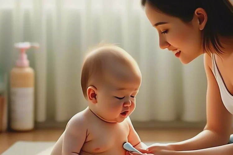 宝宝肚子容易起湿疹能不能治愈(图1)