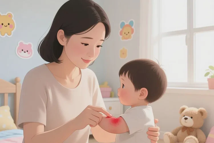 少儿手臂上出现湿疹可以治愈吗(图1)