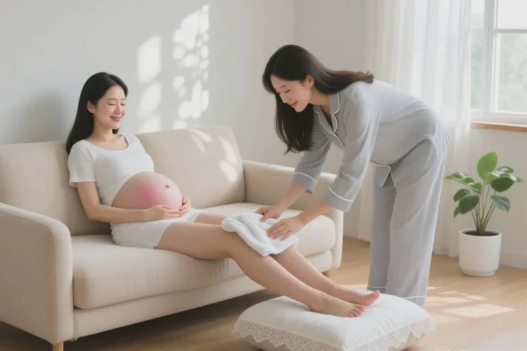 孕妇大腿长湿疹可以治愈吗(图3)