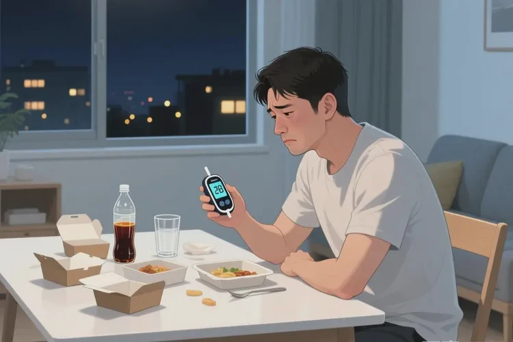 28岁晚餐血糖20.4是怎么回事(图1)