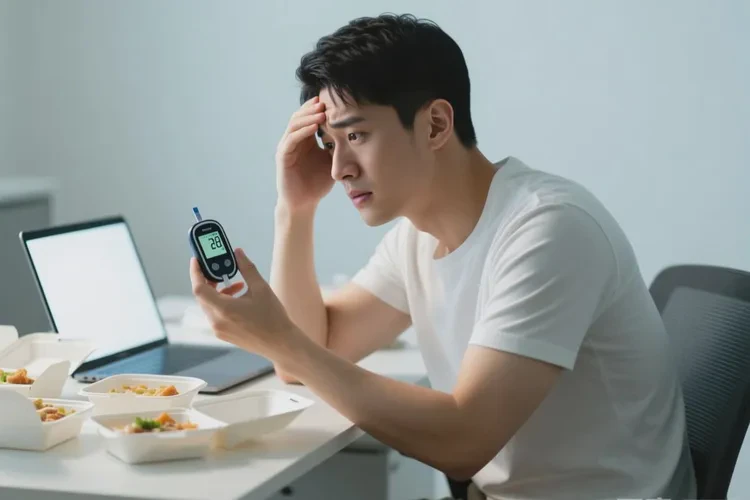 28岁中餐血糖30.7是怎么回事(图1)