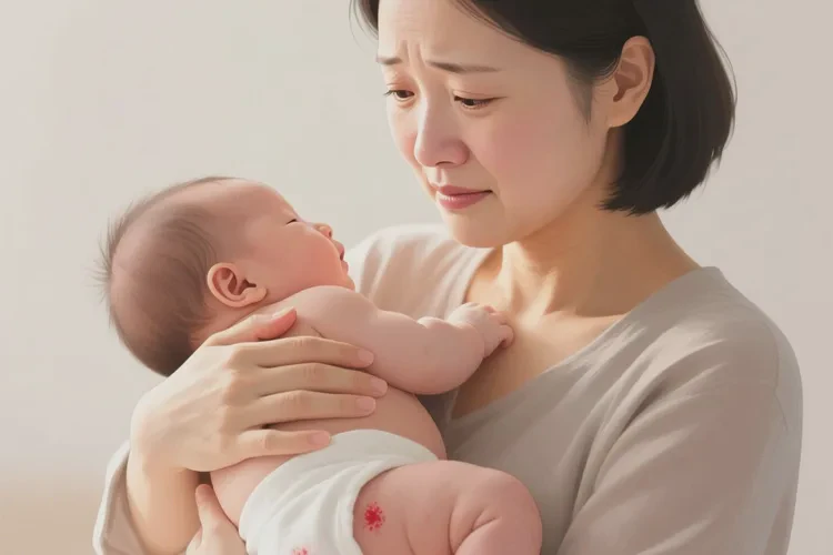 儿童屁股上偶尔长湿疹可以治愈吗(图4)